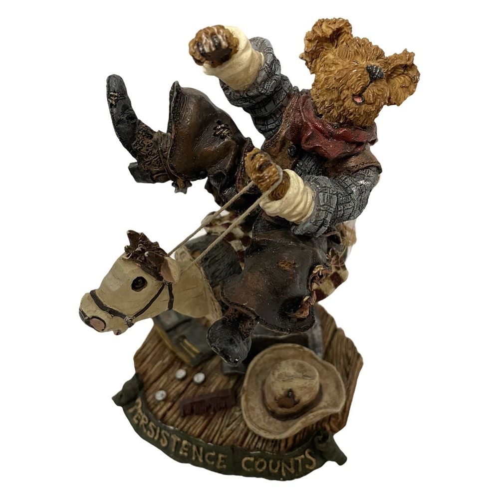 Retired Boyds Bears Bronson Steadfast Hangin' Tough Figurine # 228351
